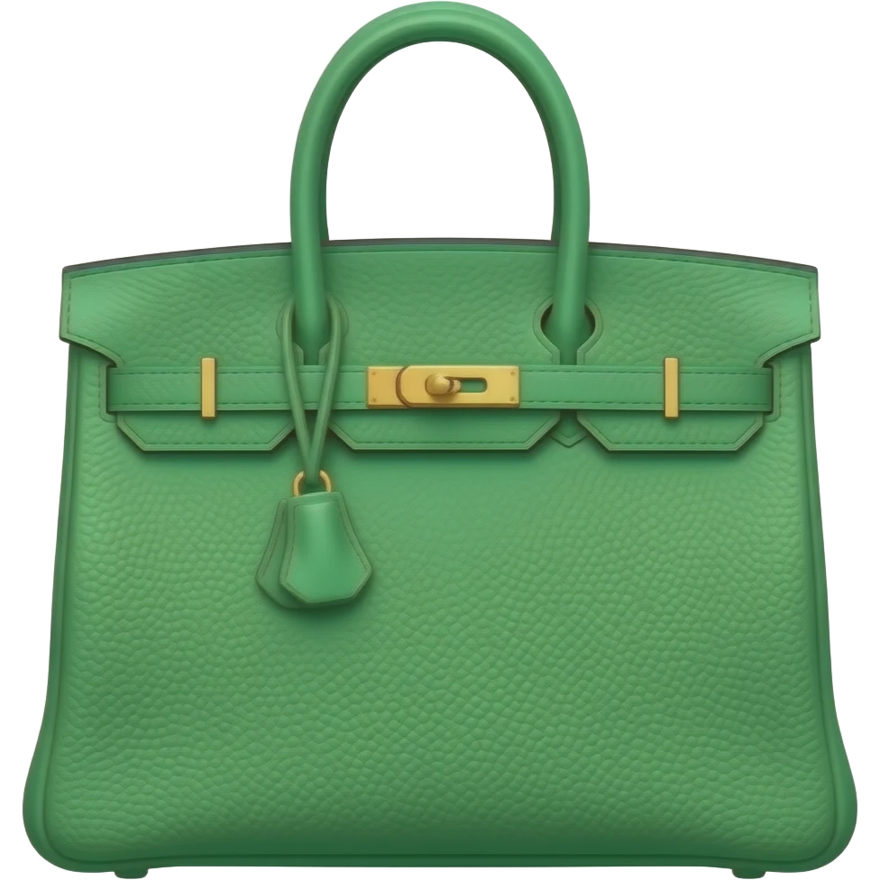 green hermes bag emoji