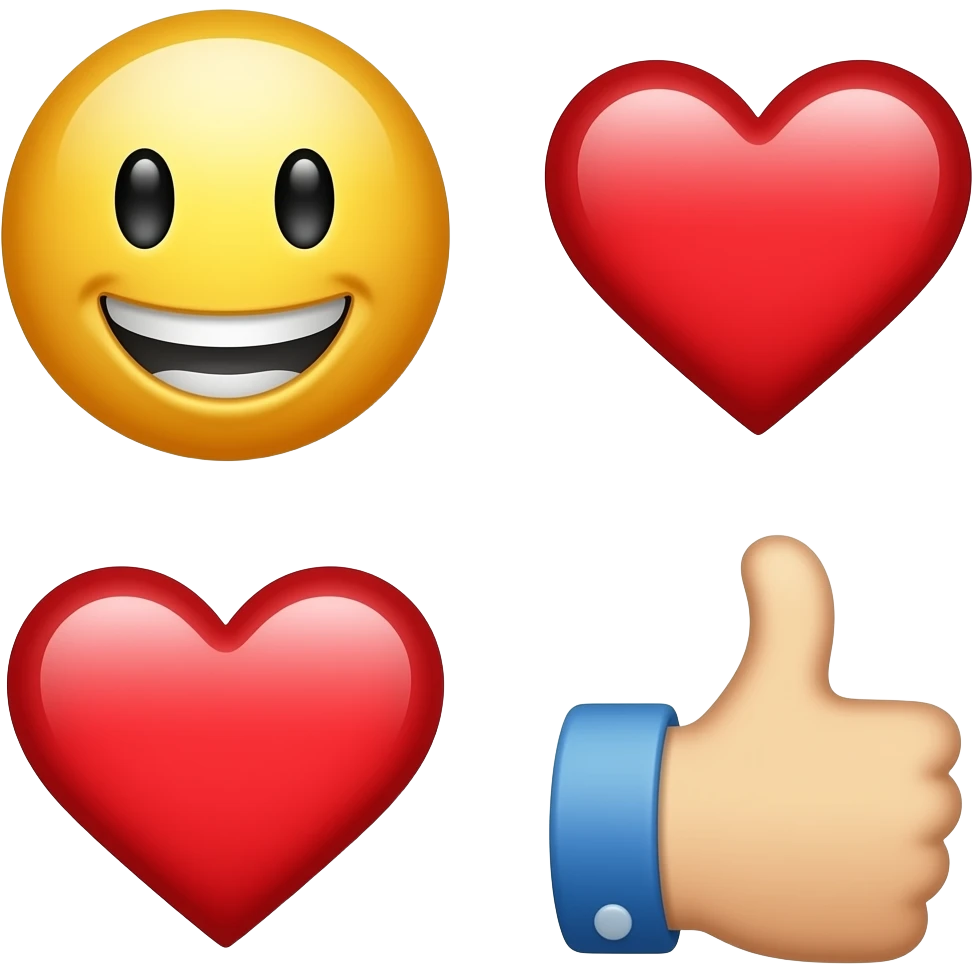 Vintage emojis.com combo emoji