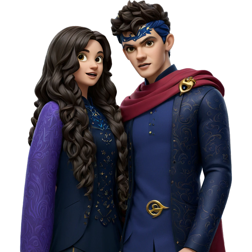 enchanted duo with intricate styles emoji