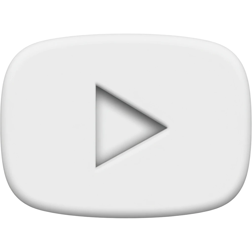 White youtube emoji
