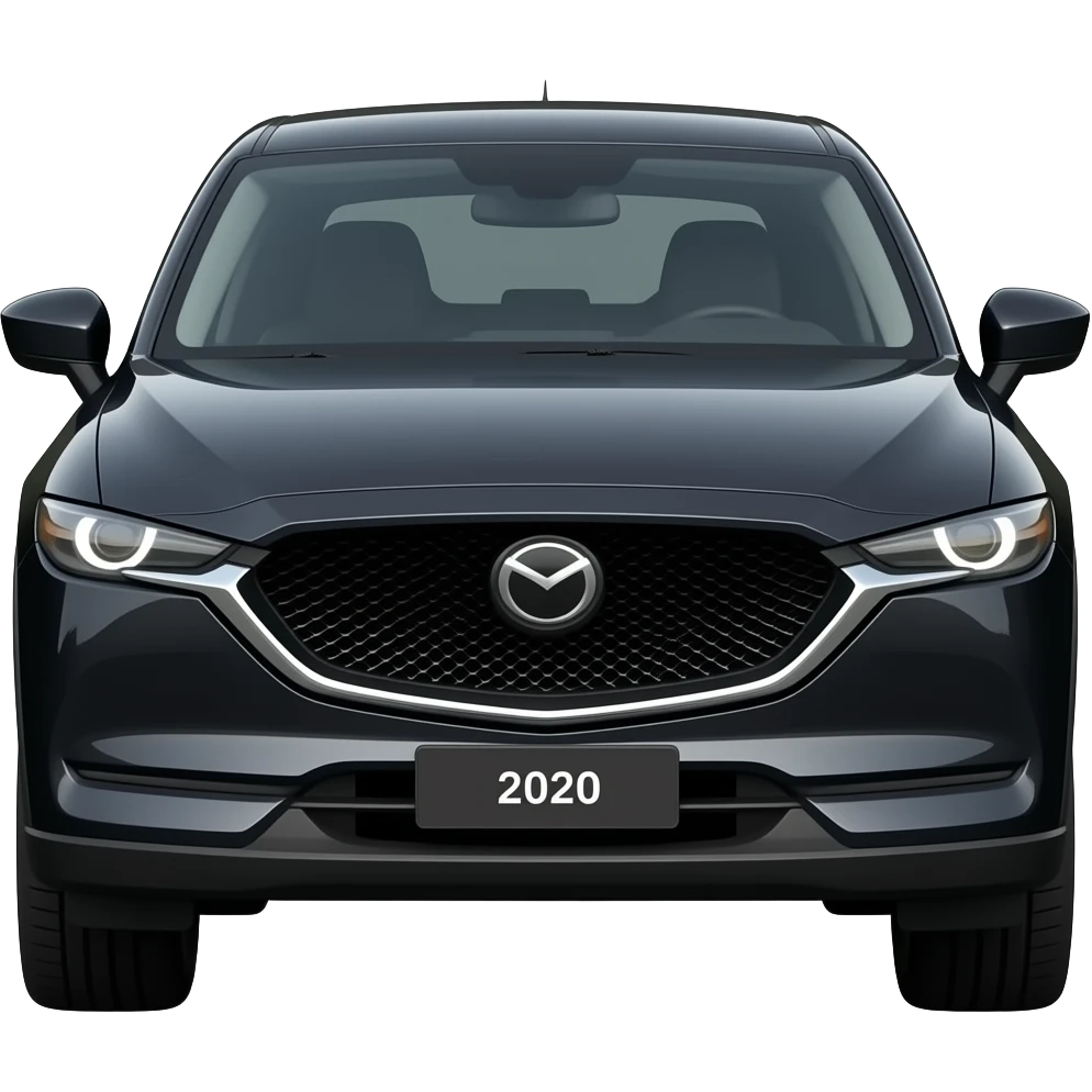 2020 black cx-5 facing the left emoji