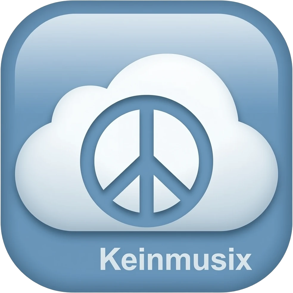 Émoticone pour Keinemusik travailler dans l’univers du dj Rampa de jkienlisik K genre nuage le logo peace et Keinemusik logo emoji