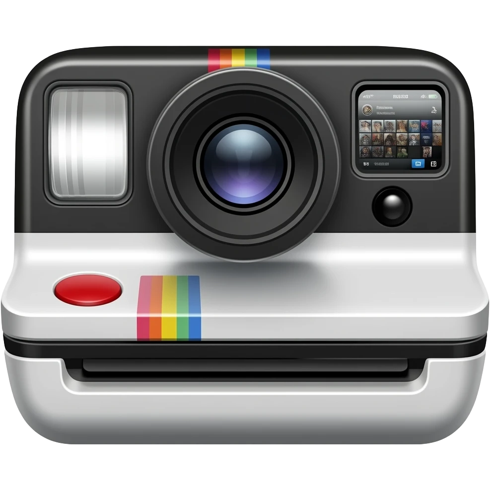 polaroid instagram camera emoji