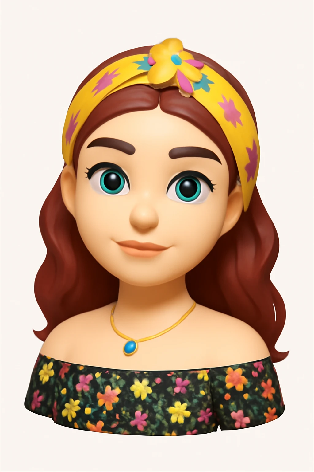 A 3D Apple-style emoji version of the uploaded image, preserving its colors, shapes, textures, and overall design, simplified into emoji form while keeping key details recognizable. Smooth glossy finish, soft shadows, high-quality render, minimal background emoji