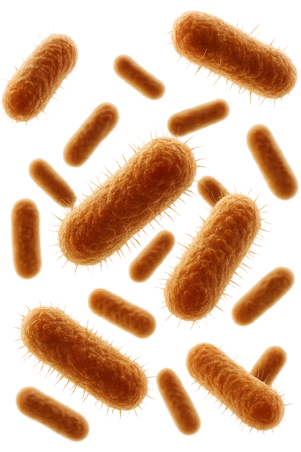 batteri intestinali anatomici fluttuano in aria, iperrealistico 4k emoji