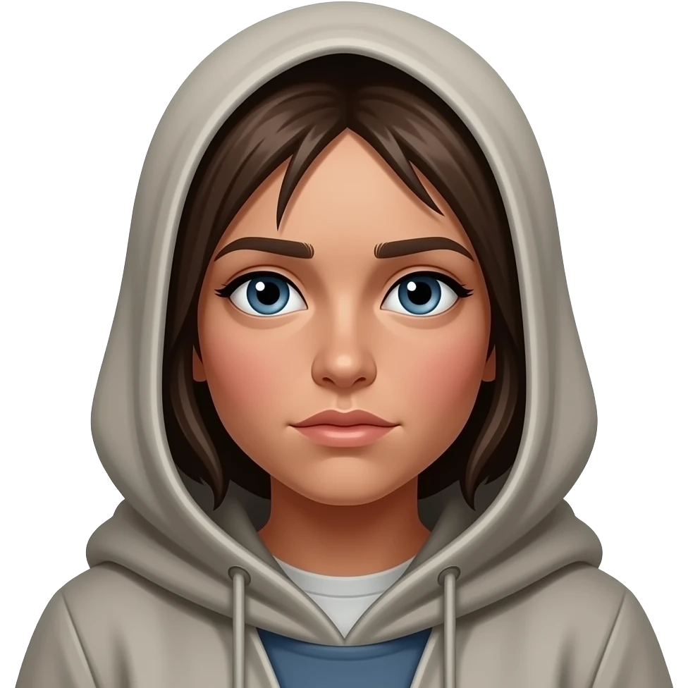 거지인 젊은 여성 emoji