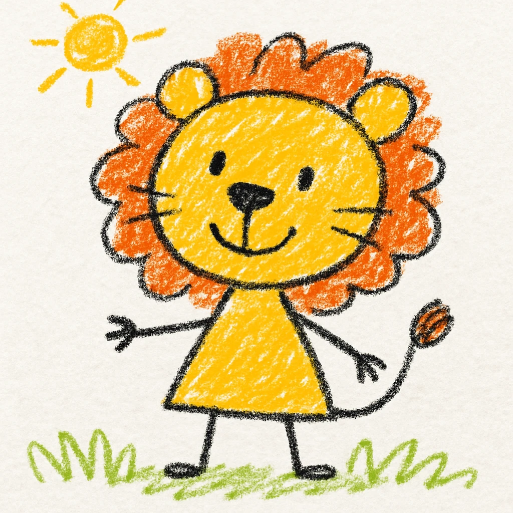 Lion cub emoji