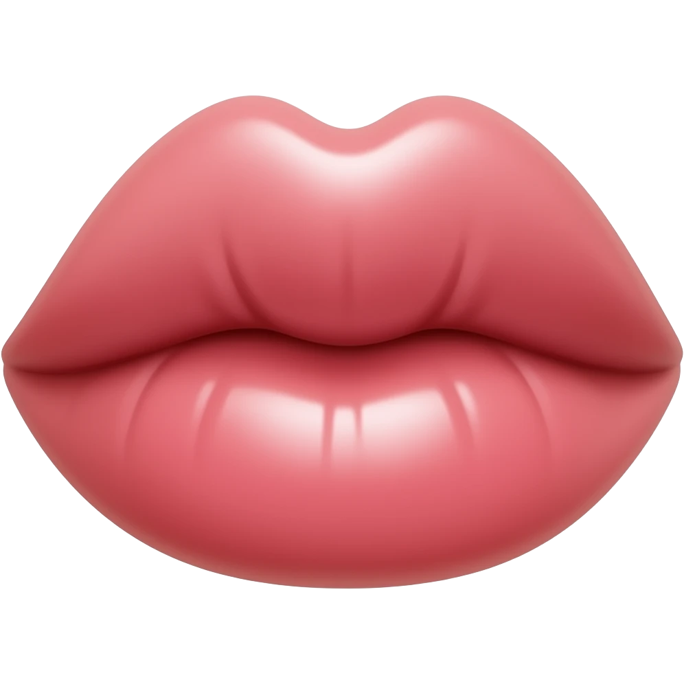 Kiss mouth emoji