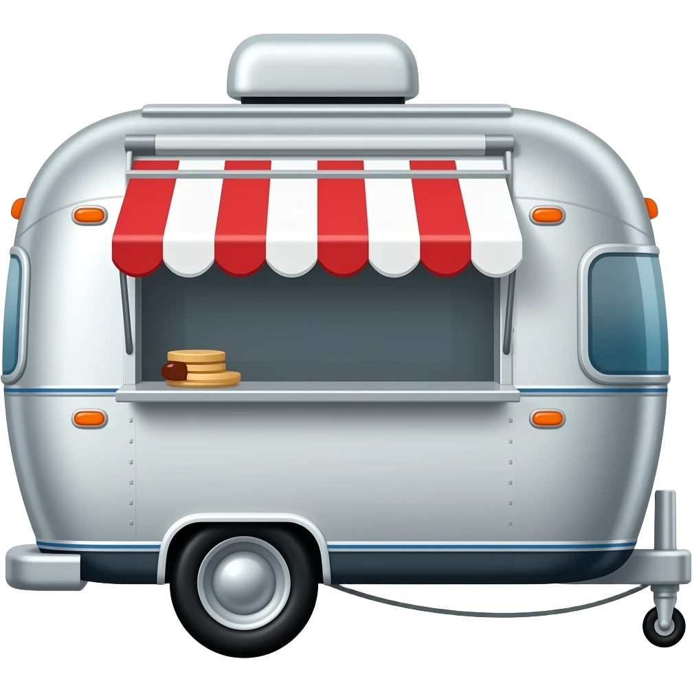 american airstream catering trailer emoji