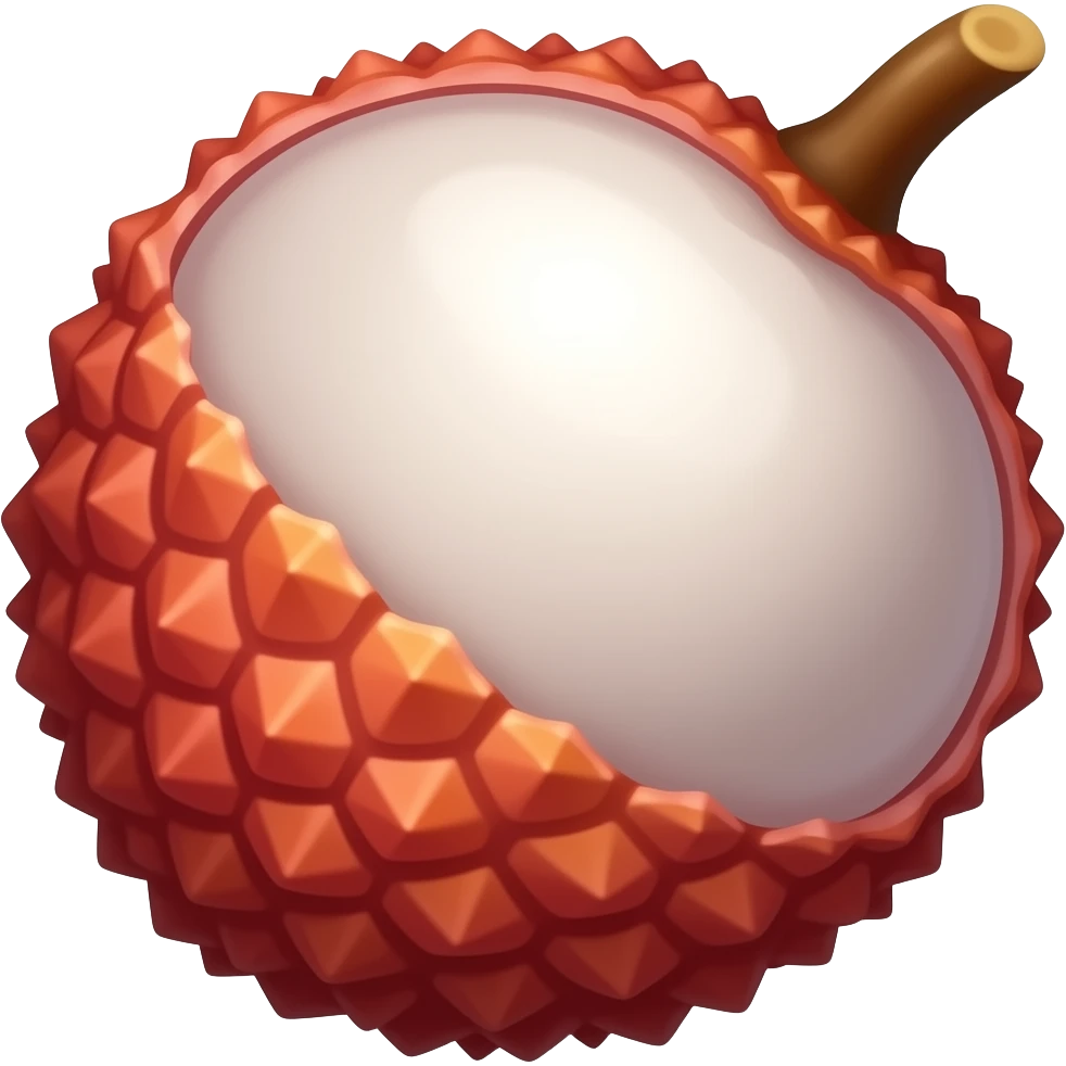 lychee emoji