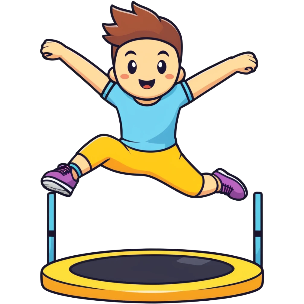 Trampolín fitness meme  emoji