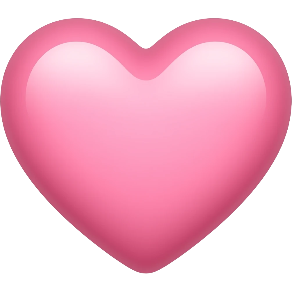 corazon rosa pastel emoji