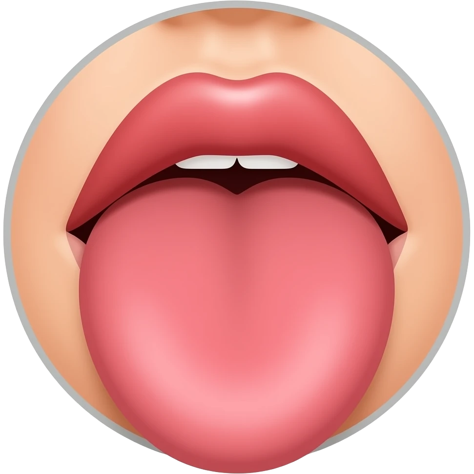A tung licking a vagina emoji