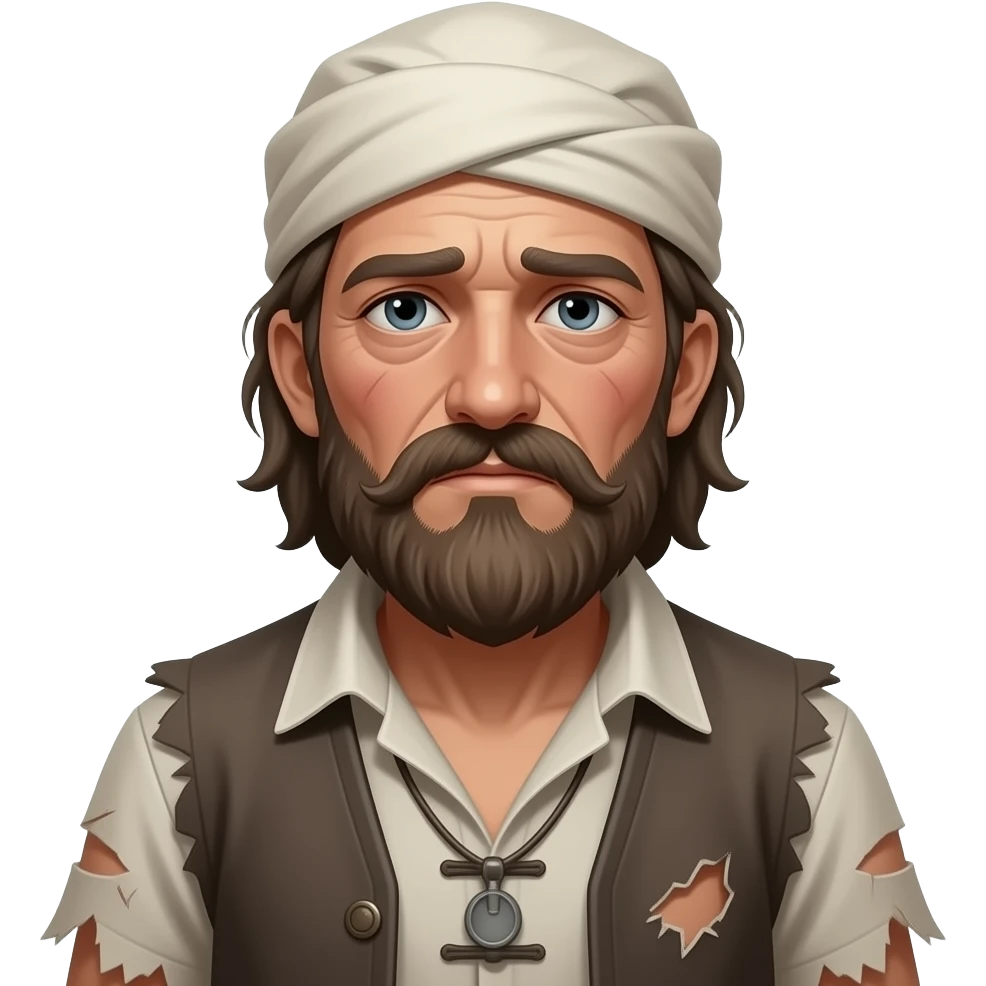 poor looking villager with torn clothes emoji