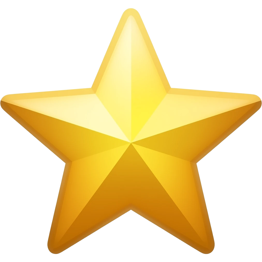 half a star emoji