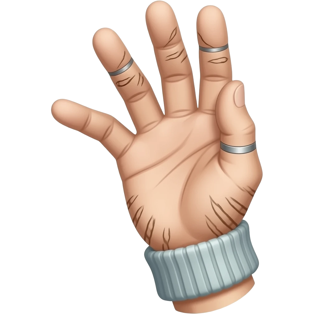 Posición de manos de extensión de dominio de ryomen sukuna emoji