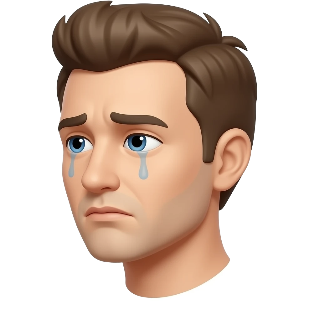 Sideways sad emoji face emoji