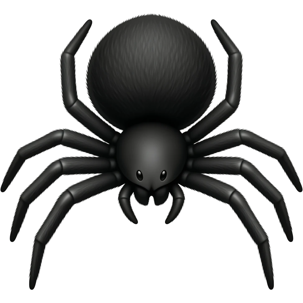 Blackwidow spider emoji