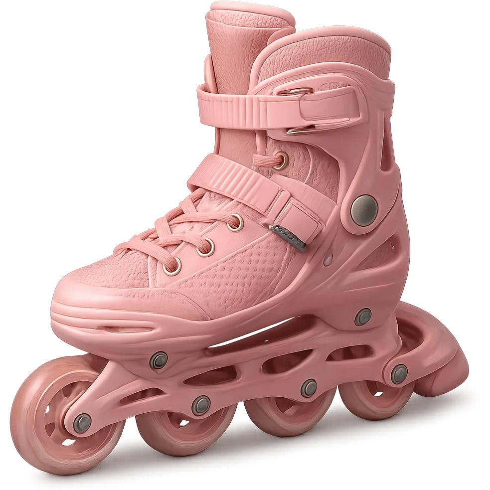 pink rollerblade emoji
