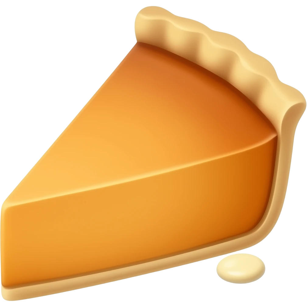 pumpkin pie slice emoji