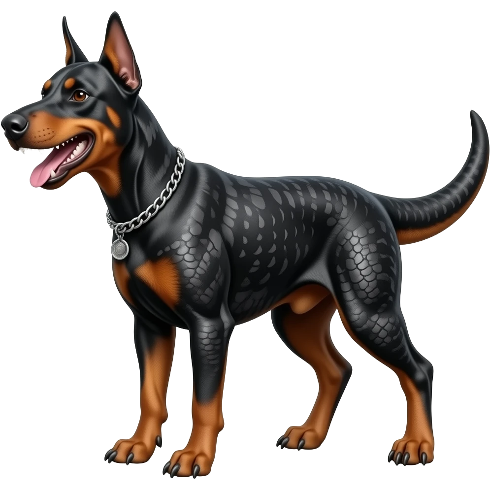 doberman and t rex mix emoji