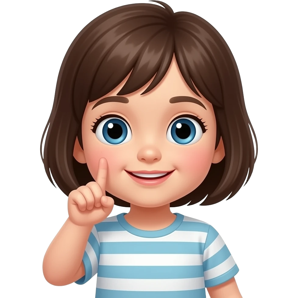 little using fingers emoji