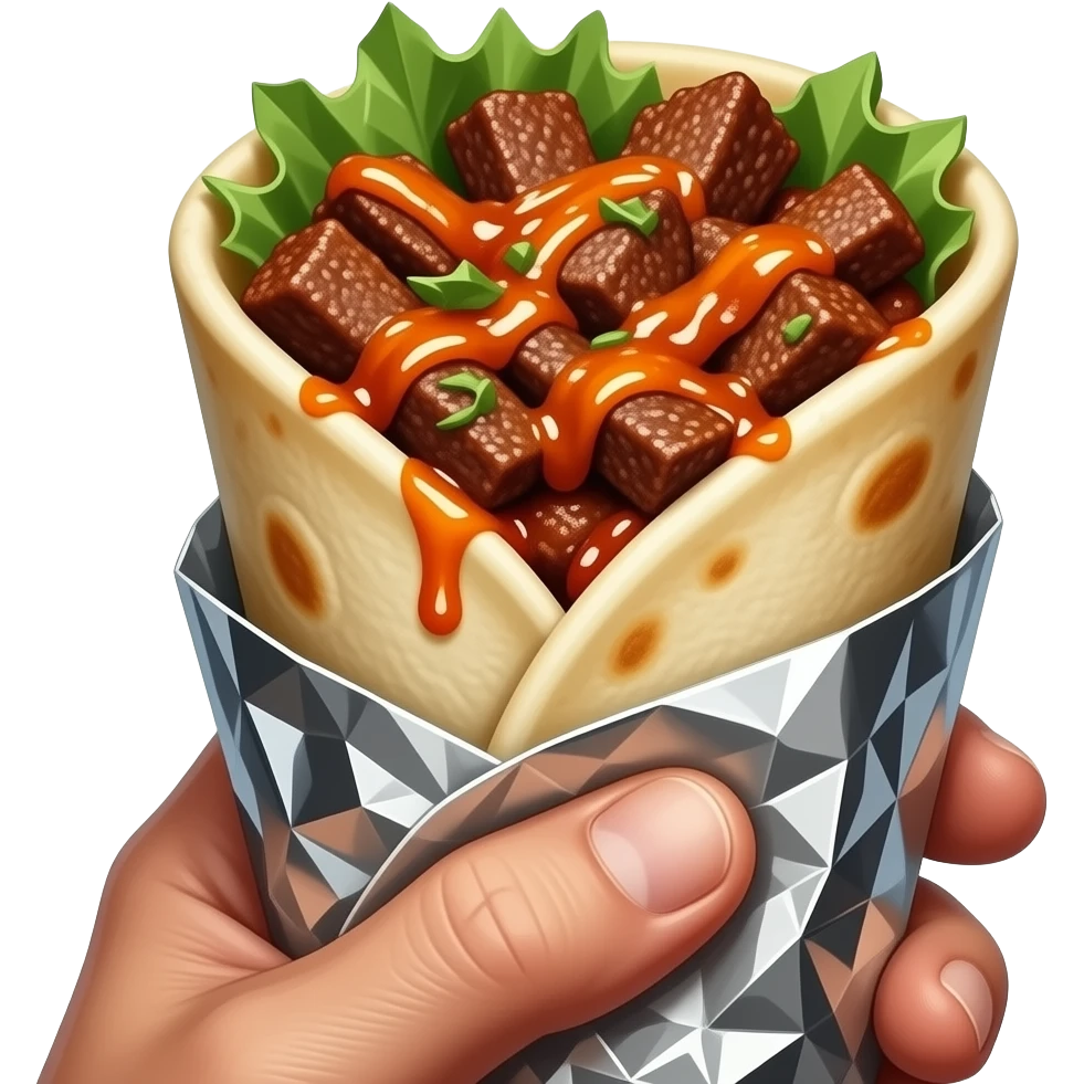 street style shawarma, messy juicy filling, overflowing meat and sauce, wrapped in foil paper, urban street food атмосhere, dramatic lighting, cinematic shadows, high contrast, realistic texture, handheld feel, gritty aesthetic emoji