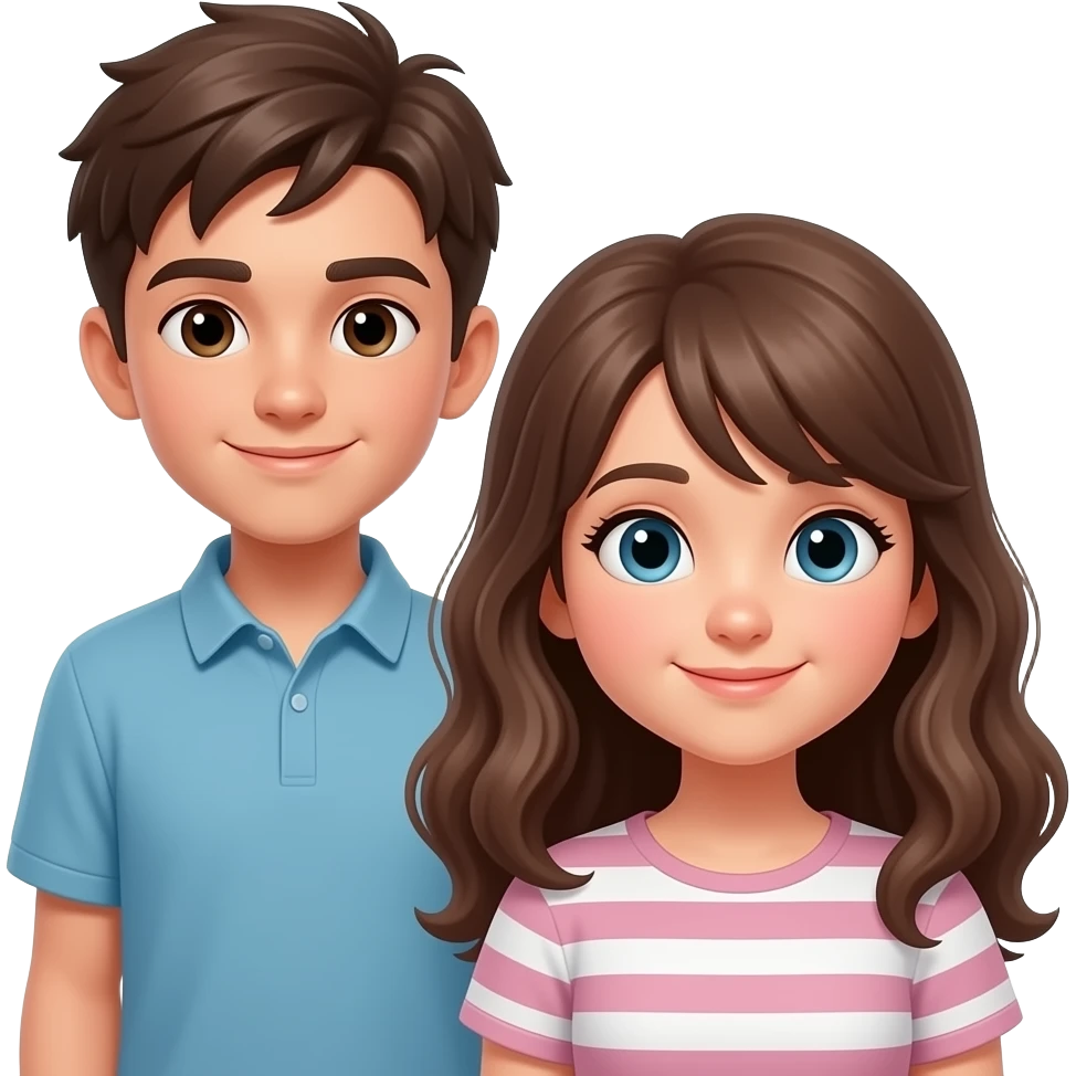 Make the boy stand behind the girl emoji