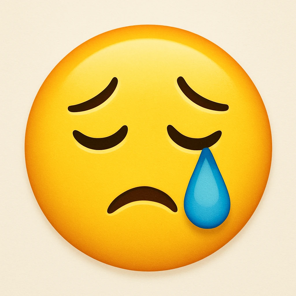 crying face emoji emoji