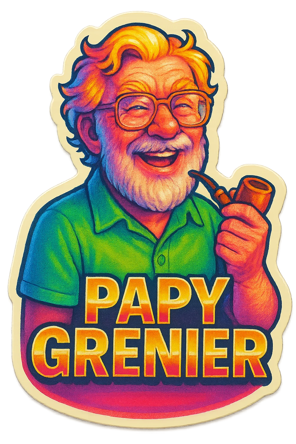 Papy grenier par joueur du grenier le youtubers  emoji