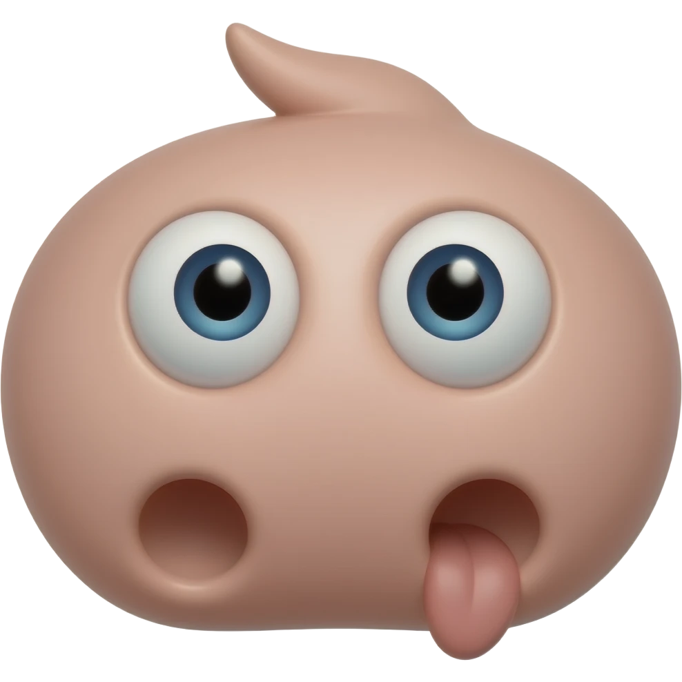 Penis with eyes emoji