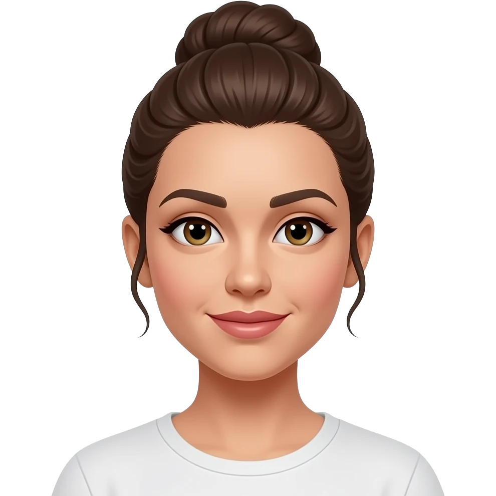 Woman with hair up emoji