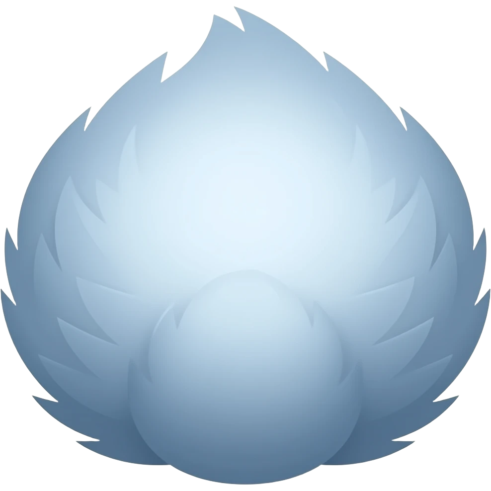 Blue Rabbit tail emoji