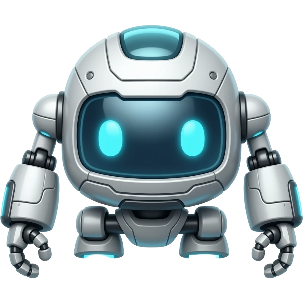 Scifi flying robot futuristic emoji