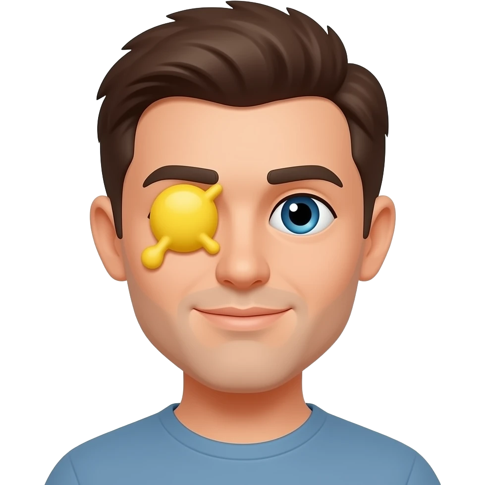 PERSONA GOLPEADA UN OJO Y LA CABEZA emoji