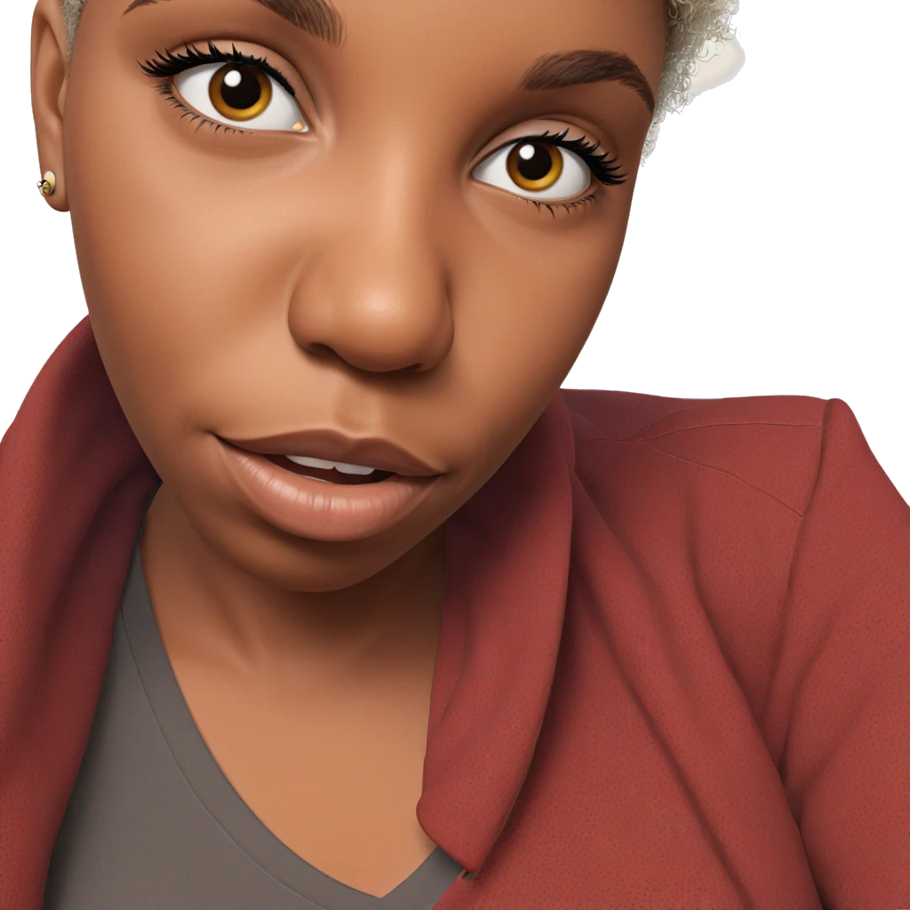 realistic portrait of girl emoji