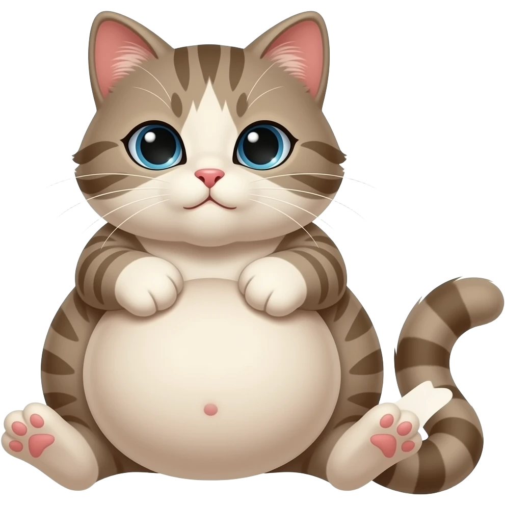 Pretty Sexy cat big booty and boobs emoji