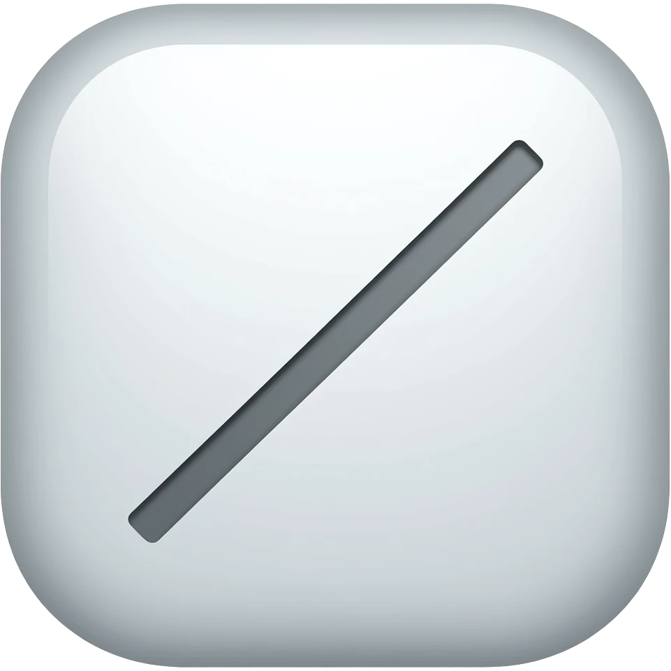 tick mark thin emoji