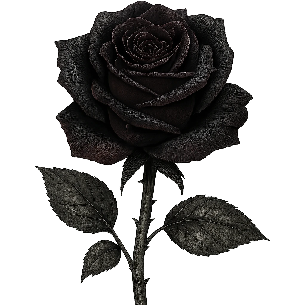 emo rose emoji
