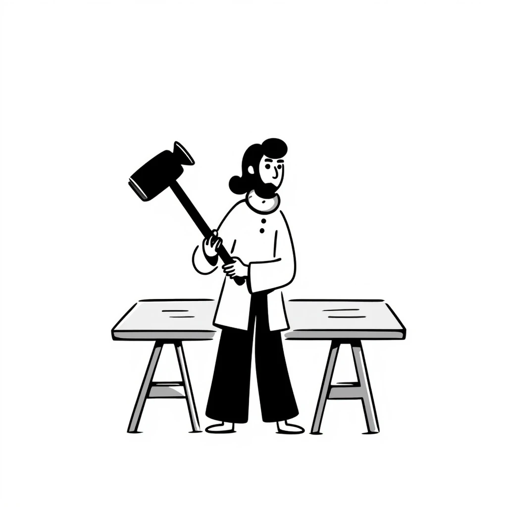 Royal carpenter emoji