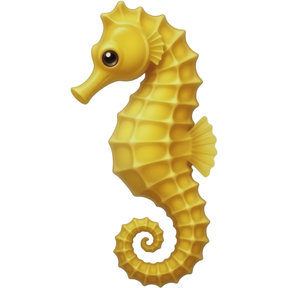 Make a yellow seahorse emoji