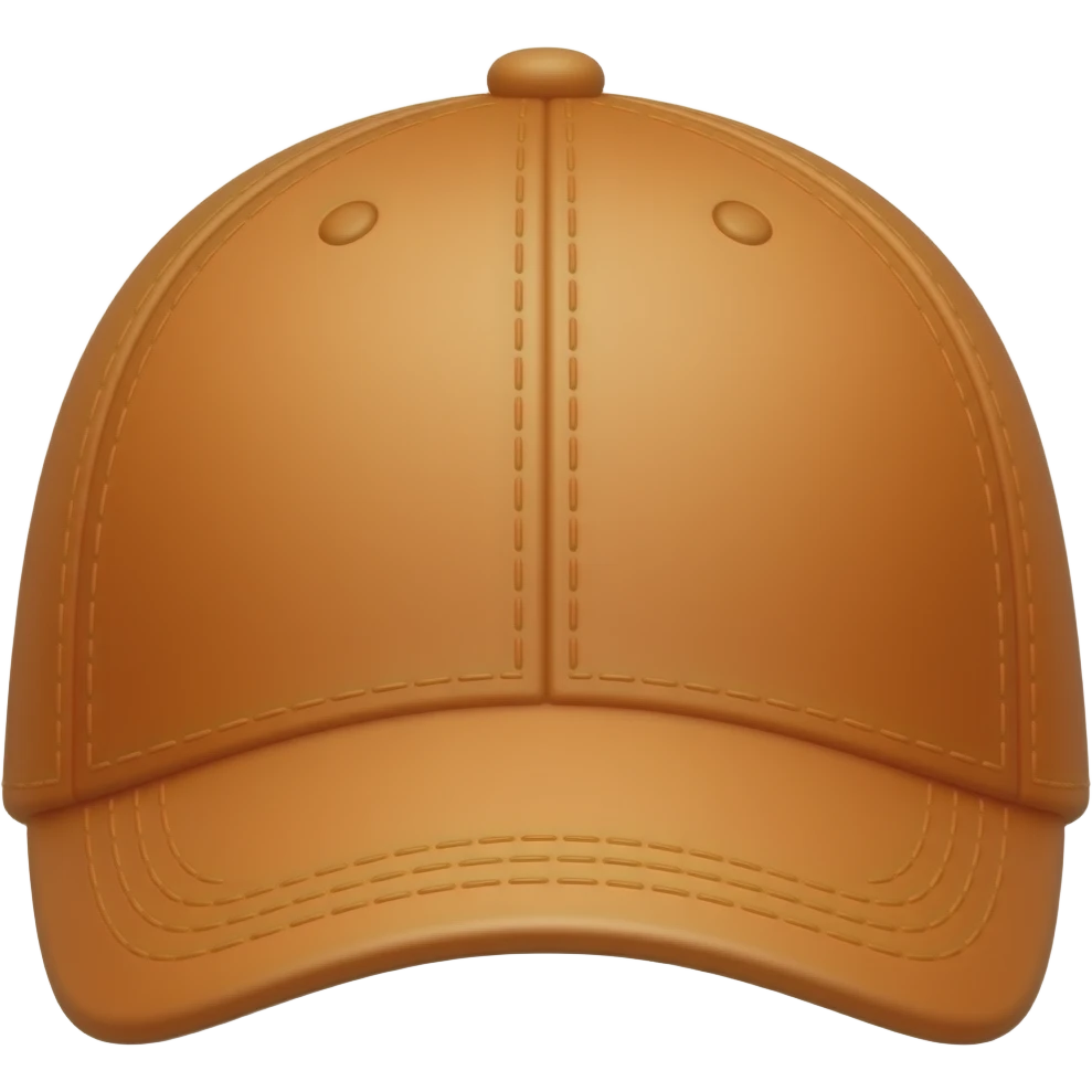 Orange colour cap emoji