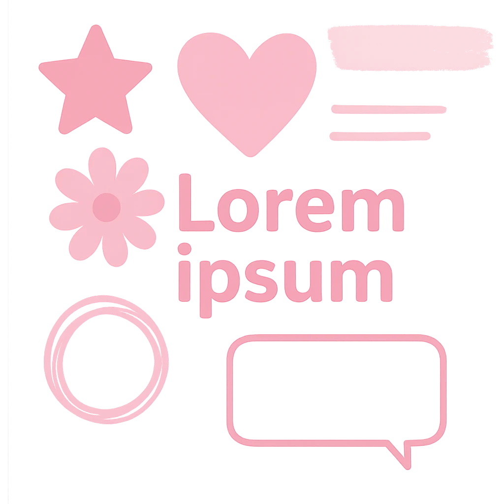 pink theme, no background emoji