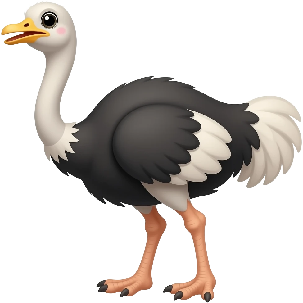ostrich emoji