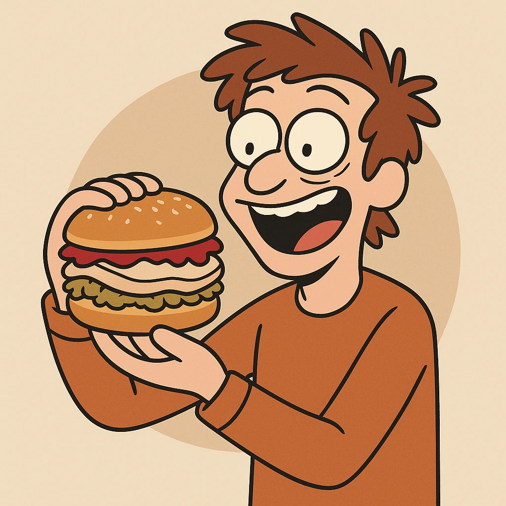 Thanksgiving burger emoji