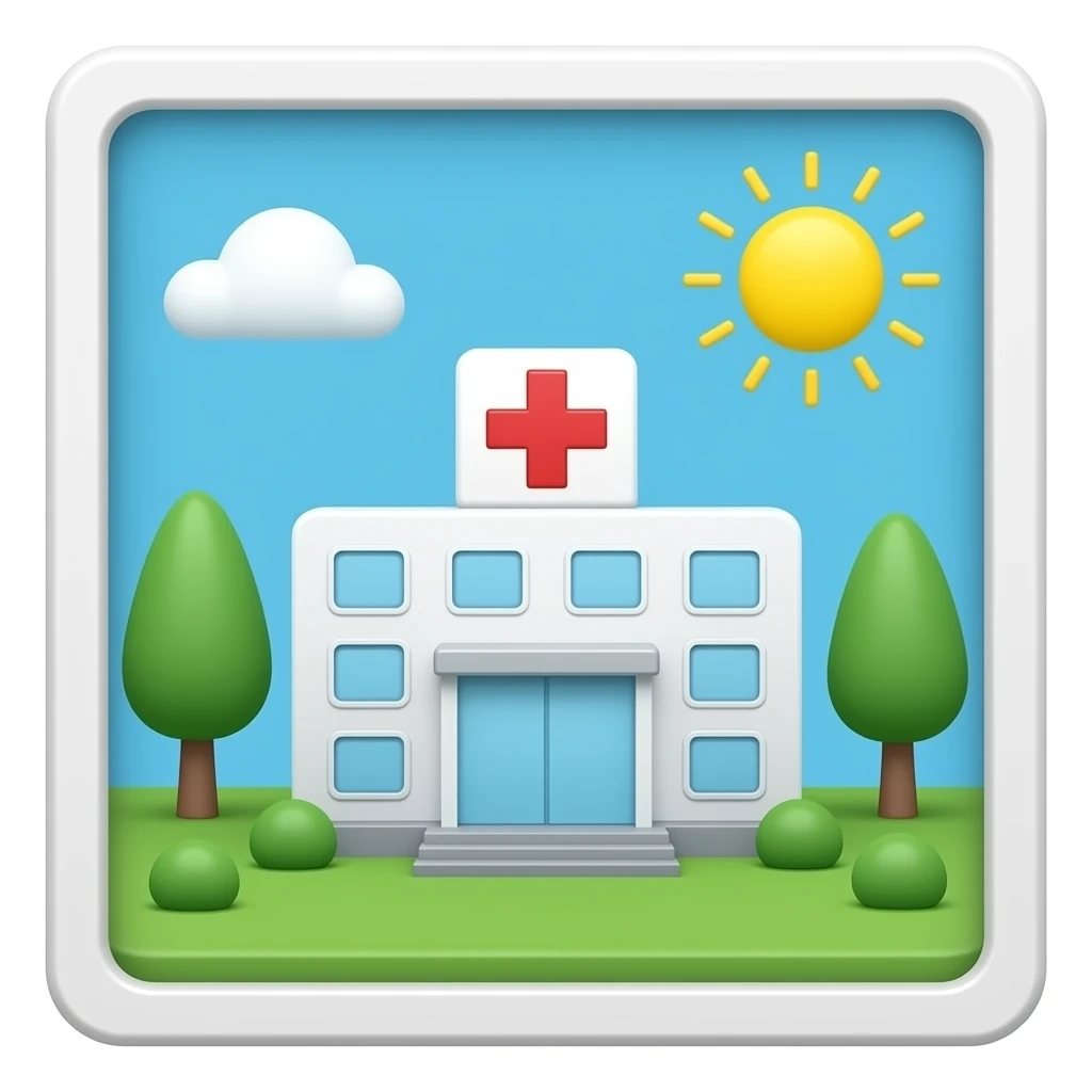 hospital sin fondo emoji