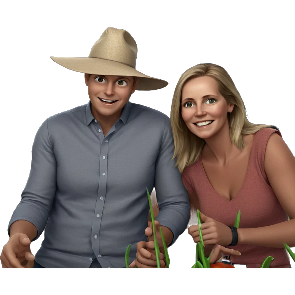 happy girl and boy portrait emoji
