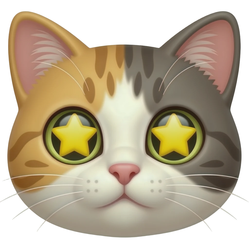 😻 but star eyes emoji