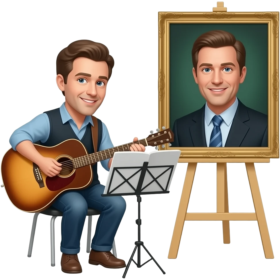 At Guitar lessons with a Hickey and artist Straits I'm the background emoji