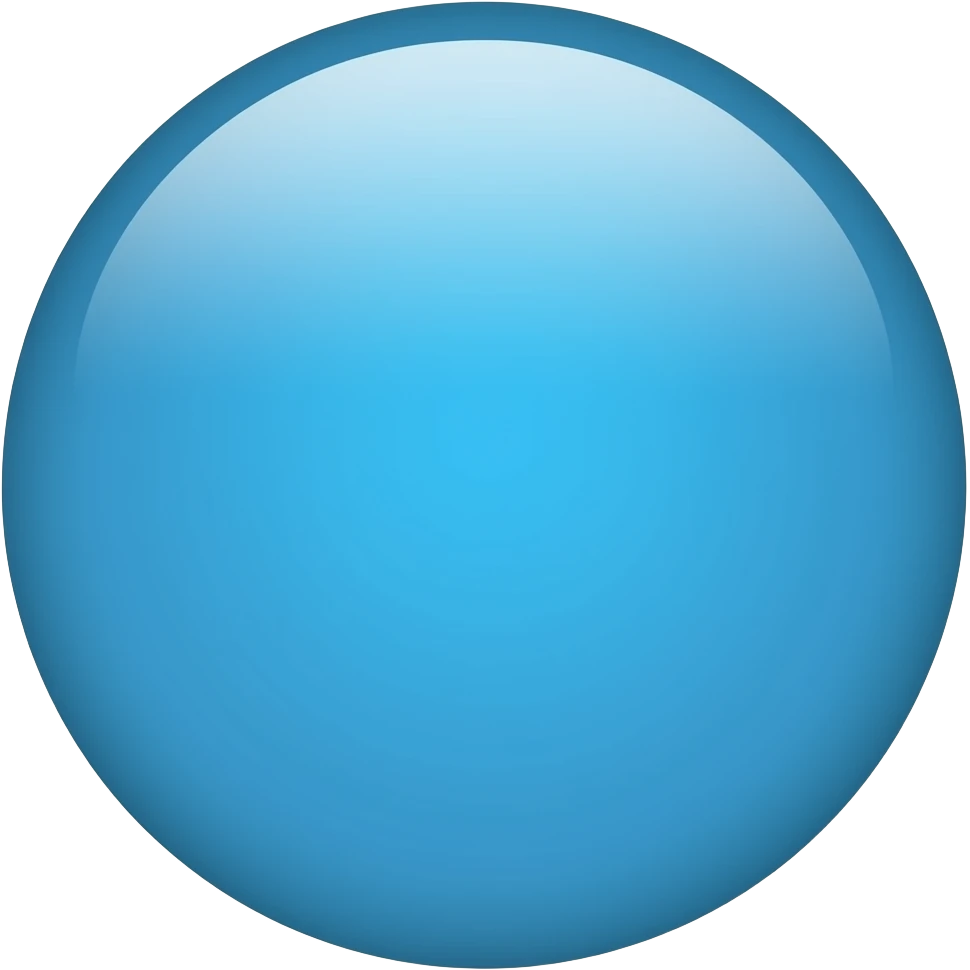 Blue Circle emoji
